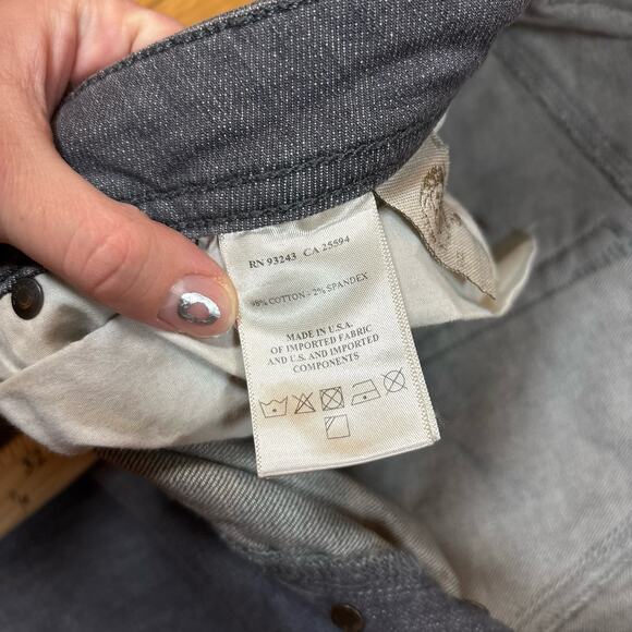 Diesel Safado Jeans Men’s 36x32 Gray Regular Slim Straight Stretch Denim USA - Picture 11 of 16